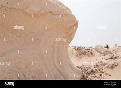 Formation With Sand And Wind Erosion Stock Photo Alamy