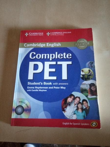 Cambridge English Complete Pet With Answers En España Clasf Imagen