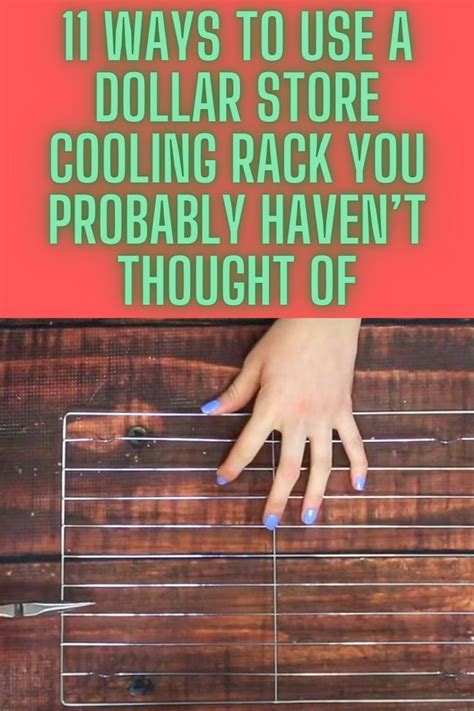 11 Ways To Use A Dollar Store Cooling Rack You Probably Havent Thought