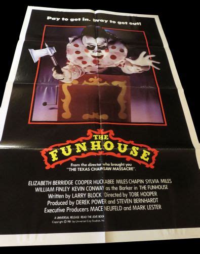 THE FUNHOUSE - style B Poster