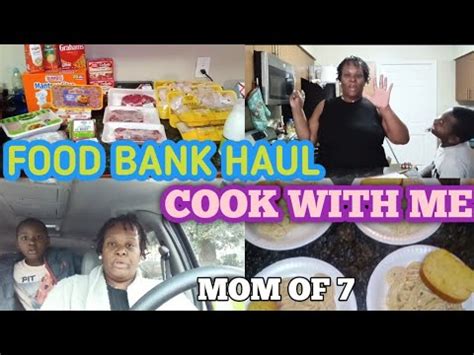 DAY IN THE LIFE WHAT I GOT FROM THE FREE FOOD BANK HAUL Food Bank