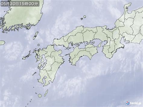 過去の気象衛星西日本2024年05月30日 日本気象協会 Tenkijp