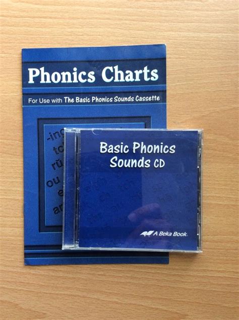 A Beka Book Basic Phonics Sound Cd And Phonics Charts Booklet 1788158073