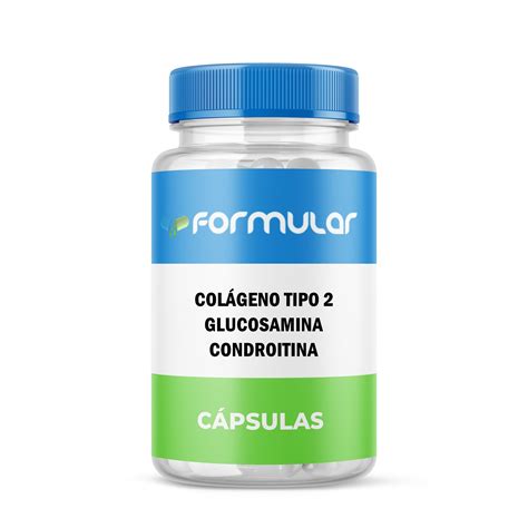 Colágeno Tipo 2 40mg Glucosamina 500mg Condroitina 400mg Cáps