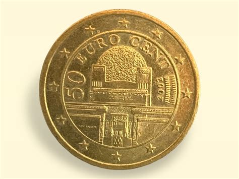 Munt 50 cent Euro 2002 zeldzaam Etsy België