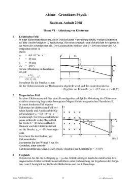 Abitur Leistungskurs Physik Sachsen