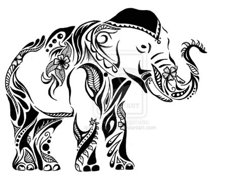 Tribal Drawings Of Elephants