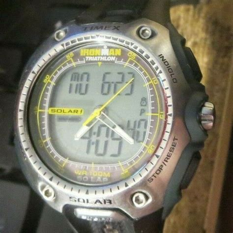 Timex Ironman Triathlon Solar Power Analog Digital Mens Watch Watchcharts