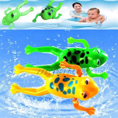 Cute Toy Wind Up Swim Frogs Kids Toy Swimming Frog Battery Operated