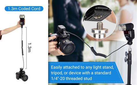 Amazon Flash Ttl Cord Jjc Off Camera Flash Hot Shoe Cord For Nikon Z Z Z Ii Z Z Ii D