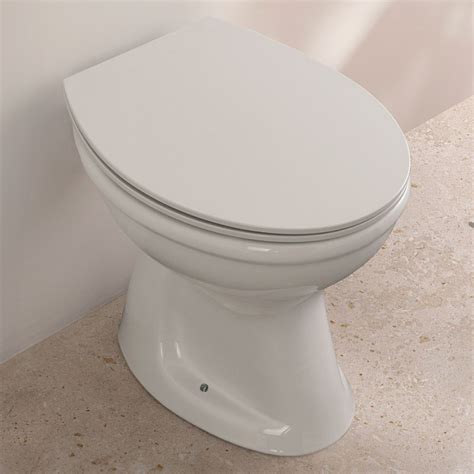 Wc Singolo Tradizionale In Ceramica Con Scarico A Terra Linea Zeta