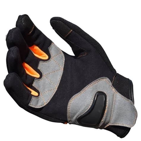 Gants Homologu S Moto Mi Saison Cross Ksk Orange Et Noir Moto