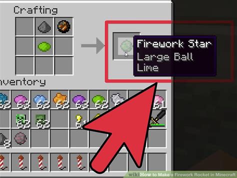 How To Make Fireworks In Minecraft With Color Firework Star Recipe