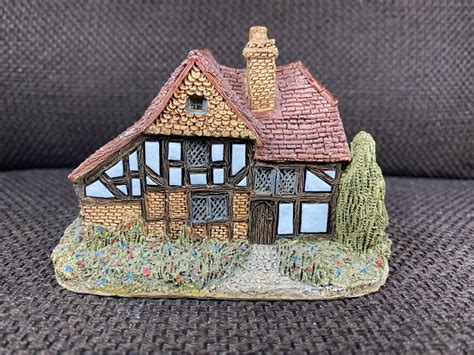 訳あり1円スタート 英国製 リリパットレーン 品 Lilliput Lane 1984 Oak Lodge 置物 ミニチュアハウス 洋風 限定