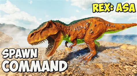 Rex Ark Survival Ascended Spawn Command How To Summon Rex Ark Asa Code Youtube