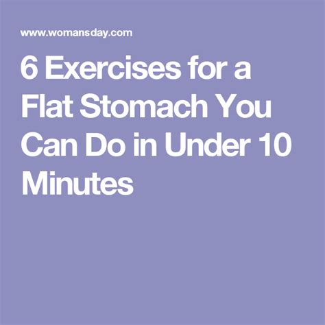 15 At Home Stomach Exercises You Can Do For Sculpted Abs Workout For