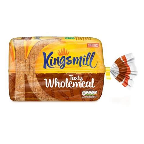 kingsmill wholemeal medium sliced bread    snell son