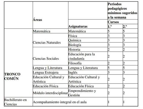 Nueva Malla Curricular Para Escuelas Y Colegios