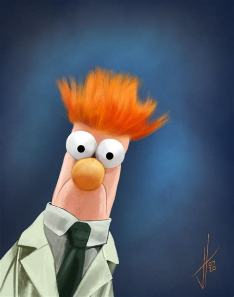 Beaker Muppets Clip Art Face