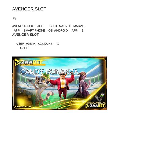 Avenger Slot Toskl Pdf