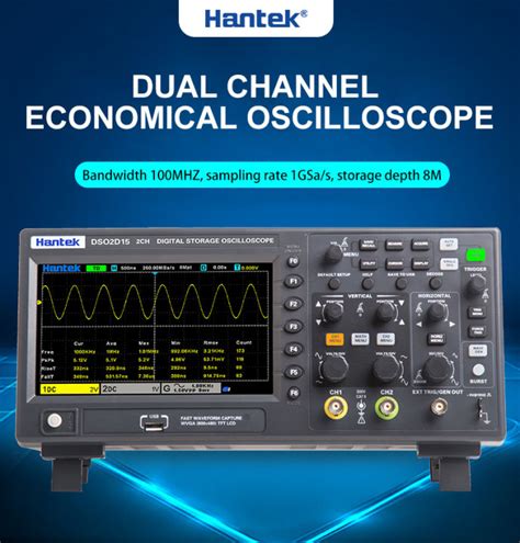 In Stockhantek Digital Oscilloscope Dso D Channels Mhz Storage