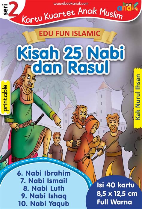 Seri Kartu Kuartet Kisah Nabi Dan Rasul Karya Kak Nurul Ihsan