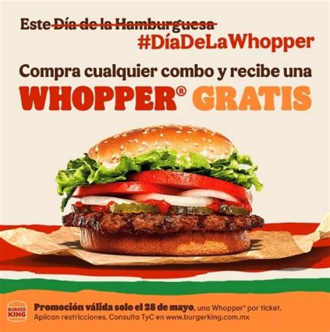 Burger King regala Whopper Jr este 28 de mayo así la consigues GRATIS