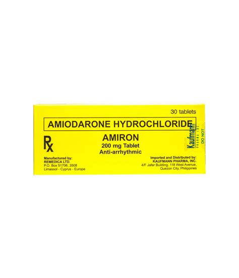 Amiron 200Mg Tablet | Rose Pharmacy