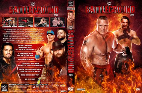 Wwe Battleground 2015 Dvd Cover By Chirantha On Deviantart