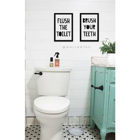 Jual Hiasan Dinding Poster Kamar Mandi Dekorasi Rumah Toilet Wall