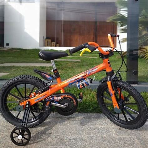 Bicicleta Aro 16 Infantil Masculino Extreme Nathor em promoção no Mamãe