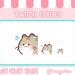 Creme Katze Emote Set Messer Schwitzen Pizza Catflix Etsy De