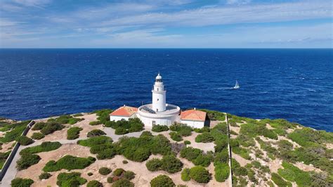 Lighthouse On A Tall Cliff Overlooking The Mediterranean Sea 23585240