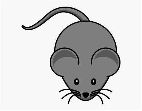 Dark Gray Mouse Clipart - Mouse Clip Art, HD Png Download , Transparent ...