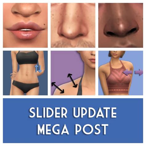 Slider Patch Update Mega Post Ice Creamforbreakfast Sims 4 Body Mods Sims Sims 4 Game