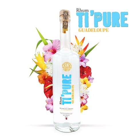 Ti Pure Rhum Blanc Agricole Guadeloupe 50 Alc Rum Blending Company