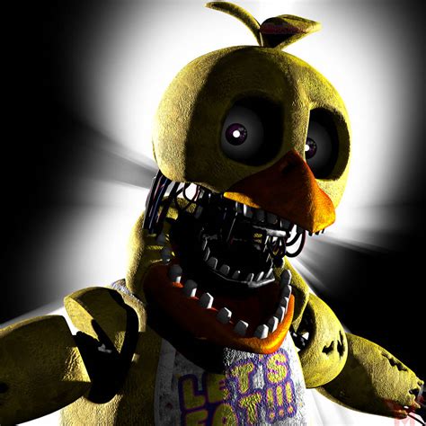 Fnaf Blender Withered Chica By Mikol1987 On Deviantart