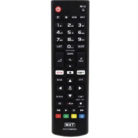 Controle Remoto Universal Para TV Led LG 2311104 Mxt PT 1 UN