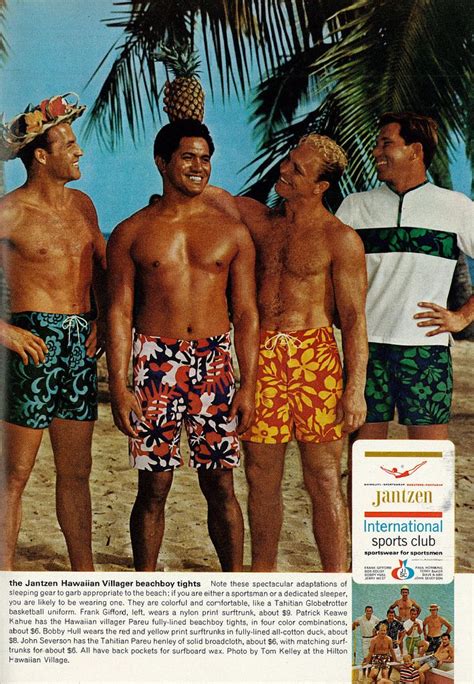 Retro Mens Swim Trunks 1960s 1970s 1980s History