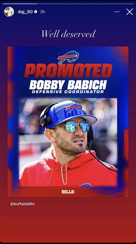 Bills Players React To Bobby Babich Being Named Defensive Coordinator