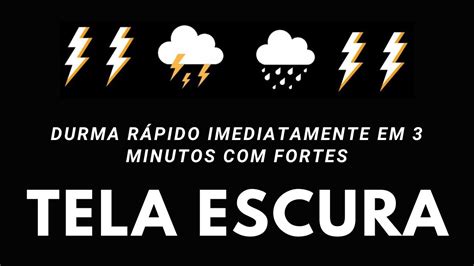 Durma R Pido Imediatamente Em Minutos Fortes Sons De Chuva E