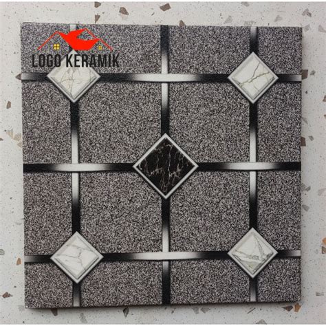 Jual Keramik Lantai Kasar Matt Kamar Mandi Teras Motif Hexagon 40x40