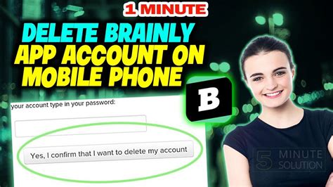 How To Delete Brainly App Account On Mobile Phone Quick Easy