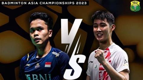 Hasil Badminton Final Asia Championships 2023 Anthony Sinisuka Ginting