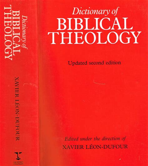 Dictionary Of Biblical Theology Xavier Leon Dufour Pdf Helen Has Hill