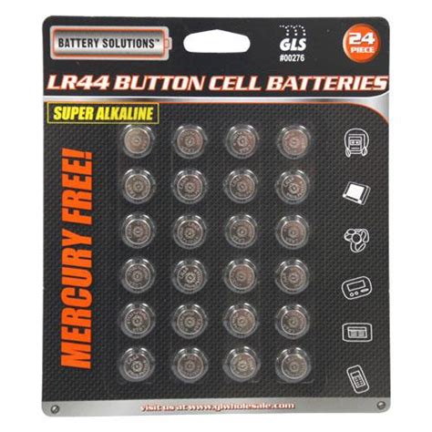 Wholesale 24pc AG13 Button Cell Batteries GLW