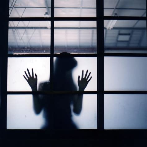 Premium Photo Silhouette Woman Against The Window