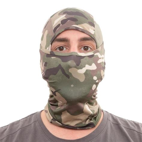 Balaclava B Lica Airsoft Snake Camuflado Multicam Tecido Dry Fit Centauro