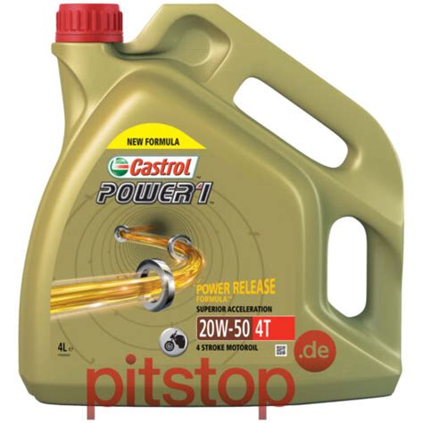 Liter Original Castrol Power T W Motorrad L Motor L Api Sn