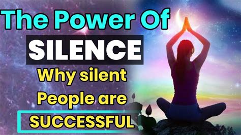 मौन The Power Of Silence Why Silent People Are Successful